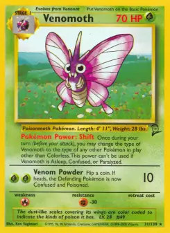 Venomoth (Base Set 2 31/130)