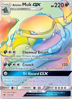 Alolan Muk GX (Burning Shadows 157/147)