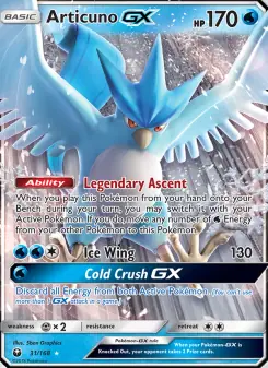 Articuno GX (Celestial Storm 31/168)