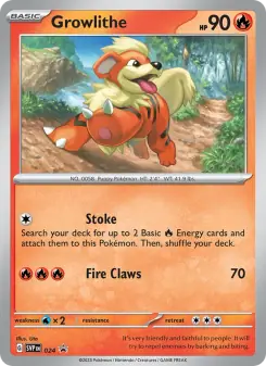 Growlithe (SVP Black Star Promos 024/225)