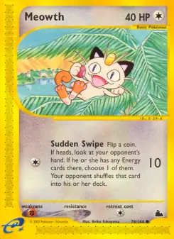 Meowth (Skyridge 78/144)