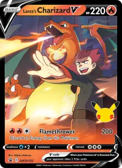 Lance's Charizard V (SWSH Black Star Promos SWSH133)