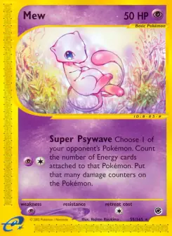 Mew (Expedition Base Set 55/165)