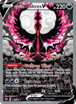 Galarian Moltres V (Chilling Reign 177/198)