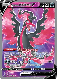 Galarian Moltres V (Chilling Reign 176/198)