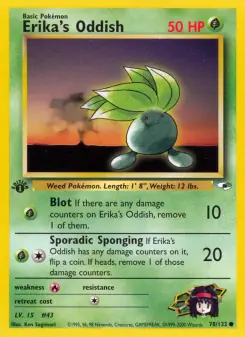 Erika's Oddish (Gym Heroes 78/132)