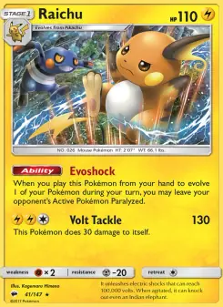 Raichu (Burning Shadows 41/147)