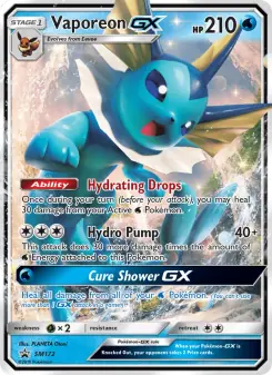 Vaporeon GX (SM Black Star Promos SM172)