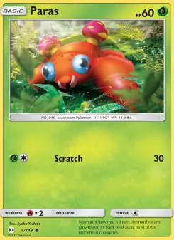 Paras (Sun & Moon 4/149)