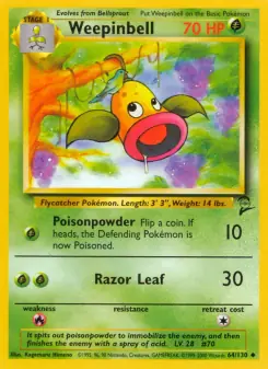 Weepinbell (Base Set 2 64/130)