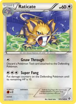 Raticate (Boundaries Crossed 105/149)