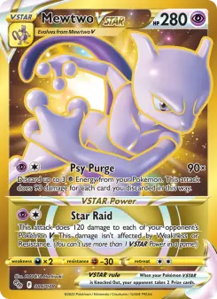 Mewtwo VSTAR (Pokémon GO 086/78)