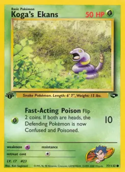 Koga's Ekans (Gym Challenge 77/132)