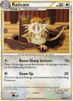 Raticate (Undaunted 34/90)