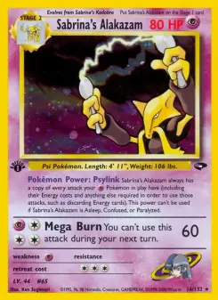 Sabrina's Alakazam (Gym Challenge 16/132)