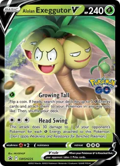 Alolan Exeggutor V (SWSH Black Star Promos SWSH225)