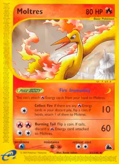 Moltres (Skyridge 21/144)