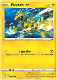 Electabuzz (Battle Styles 44/163)