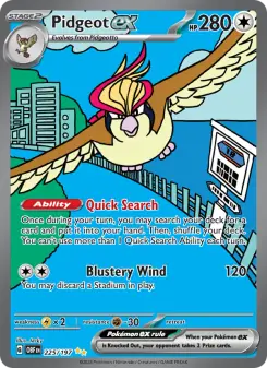 Pidgeot ex (Obsidian Flames 225/197)