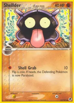 Shellder δ (Dragon Frontiers 63/101)