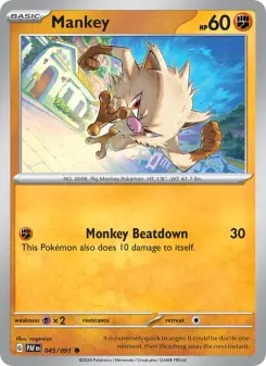 Mankey (Paldean Fates 045/91)
