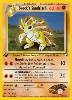 Brock's Sandslash (Gym Heroes 23/132)