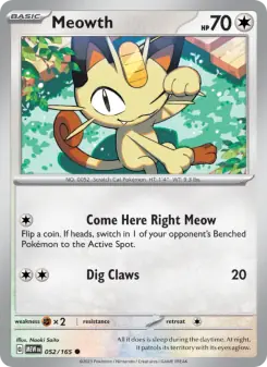 Meowth (151 052/165)
