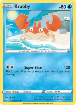 Krabby (Sword & Shield 43/202)