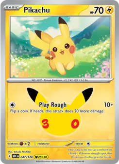 Pikachu (30th Celebration 047/128)