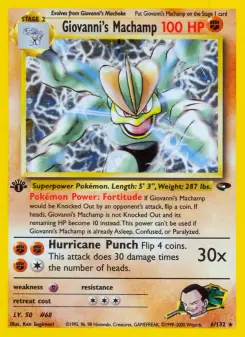Giovanni's Machamp (Gym Challenge 6/132)