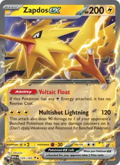 Zapdos ex (151 145/165)