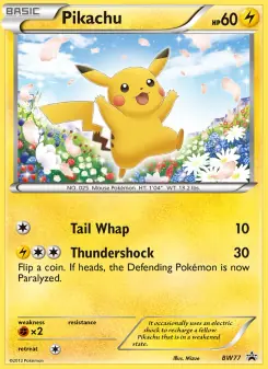 Pikachu (BW Black Star Promos BW77)