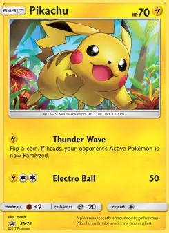 Pikachu (SM Black Star Promos SM76)