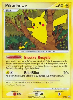 Pikachu (DP Black Star Promos DP16)