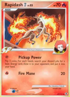 Rapidash E4 (Rising Rivals 47/111)