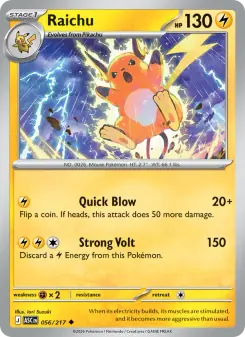 Raichu (Ascended Heroes 056/217)