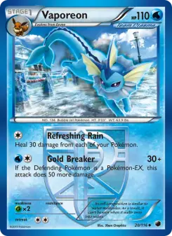 Vaporeon (Plasma Freeze 20/116)