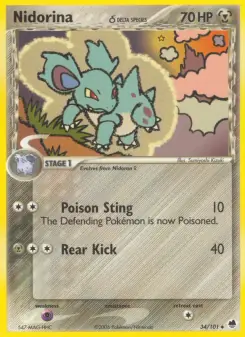 Nidorina δ (Dragon Frontiers 34/101)