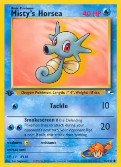 Misty's Horsea (Gym Heroes 86/132)