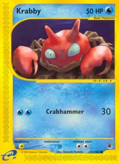 Krabby (Expedition Base Set 115/165)