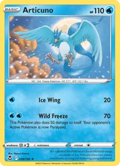 Articuno (Silver Tempest 036/195)
