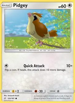 Pidgey (Team Up 122/181)