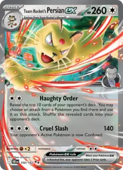 Team Rocket's Persian ex (Destined Rivals 150/182)