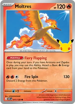 Moltres (30th Celebration 011/128)