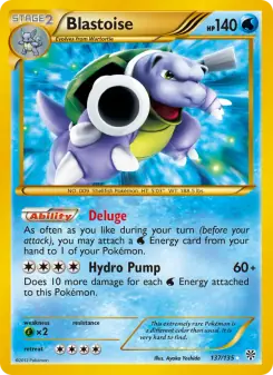 Blastoise (Plasma Storm 137/135)