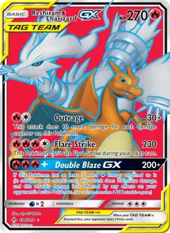 Reshiram & Charizard GX (Unbroken Bonds 194/214)