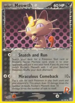 Rocket's Meowth (Team Rocket Returns 46/109)
