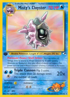 Misty's Cloyster (Gym Heroes 29/132)