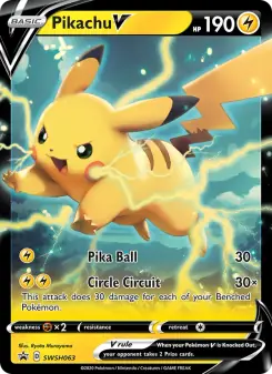Pikachu V (SWSH Black Star Promos SWSH063)