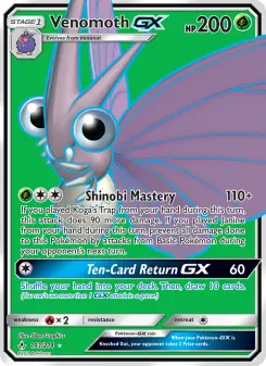 Venomoth GX (Unbroken Bonds 193/214)